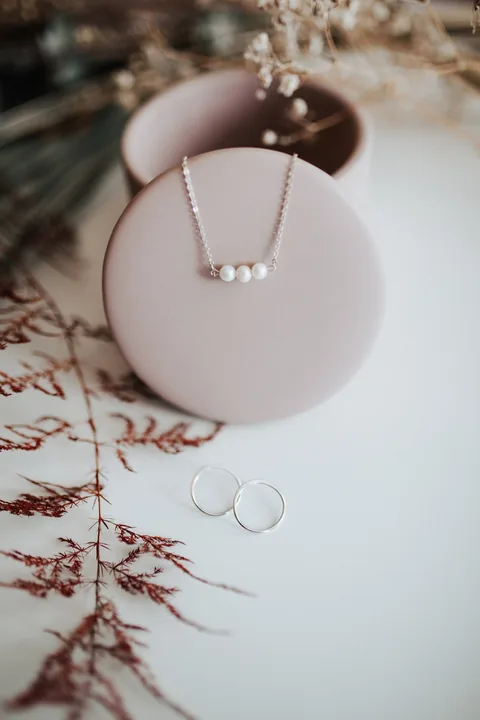 Three Pearl Necklace - Sterling Silver — product image 4