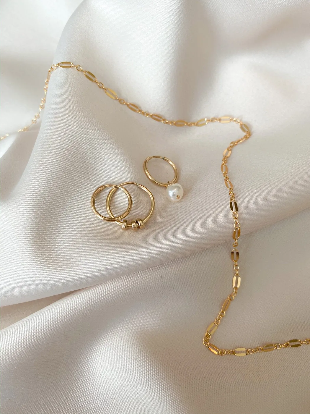 Sequin Chain Choker - 14k Gold Filled — product image 1