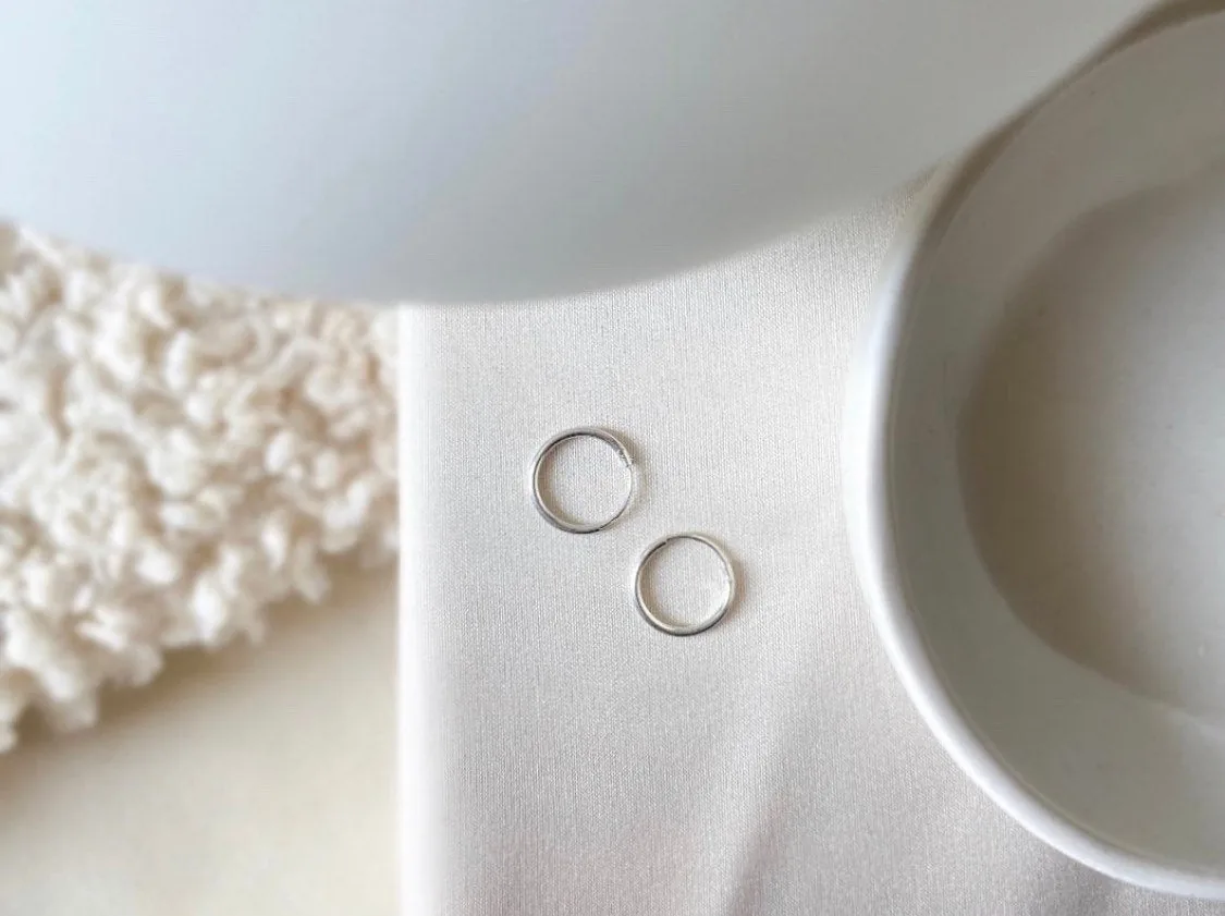 Huggie Hoops - Sterling Silver — product image 1