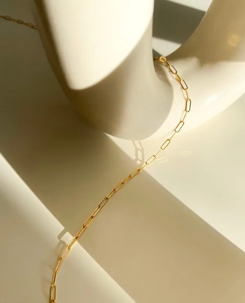 Staple Chain Necklace - 14k Gold Filled — product image 6